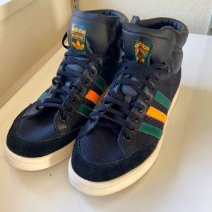 Adidas hi-tops. “Americana”